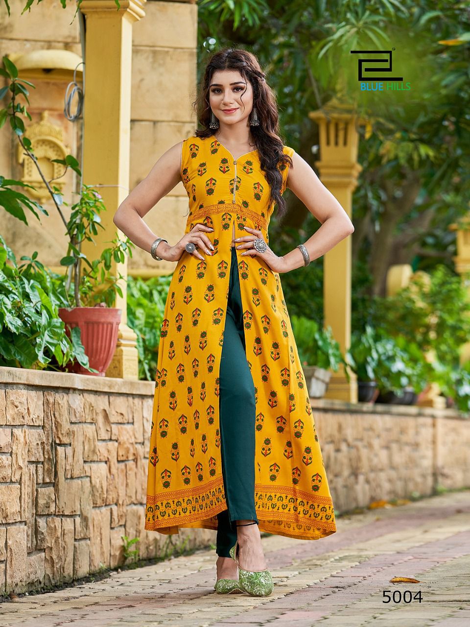 Blue Hills Summer Season 5Stylish Fancy Party Wear Kurti Collection